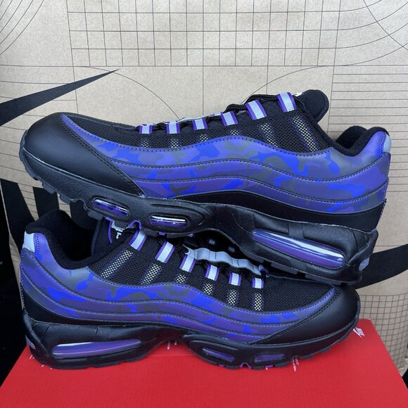 NEW Nike Air Max 95 OG Court Purple Camo Size 10 Men\'s HQ1973-500 main image 6